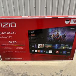 Vizio 75”  Quantum Smart Tv 4k