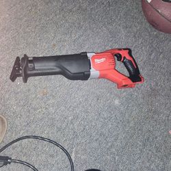 Milwaukee M18 cordless Sawzall with operators manual