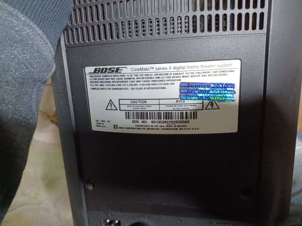 Bose. Cinemate Surround Sound System