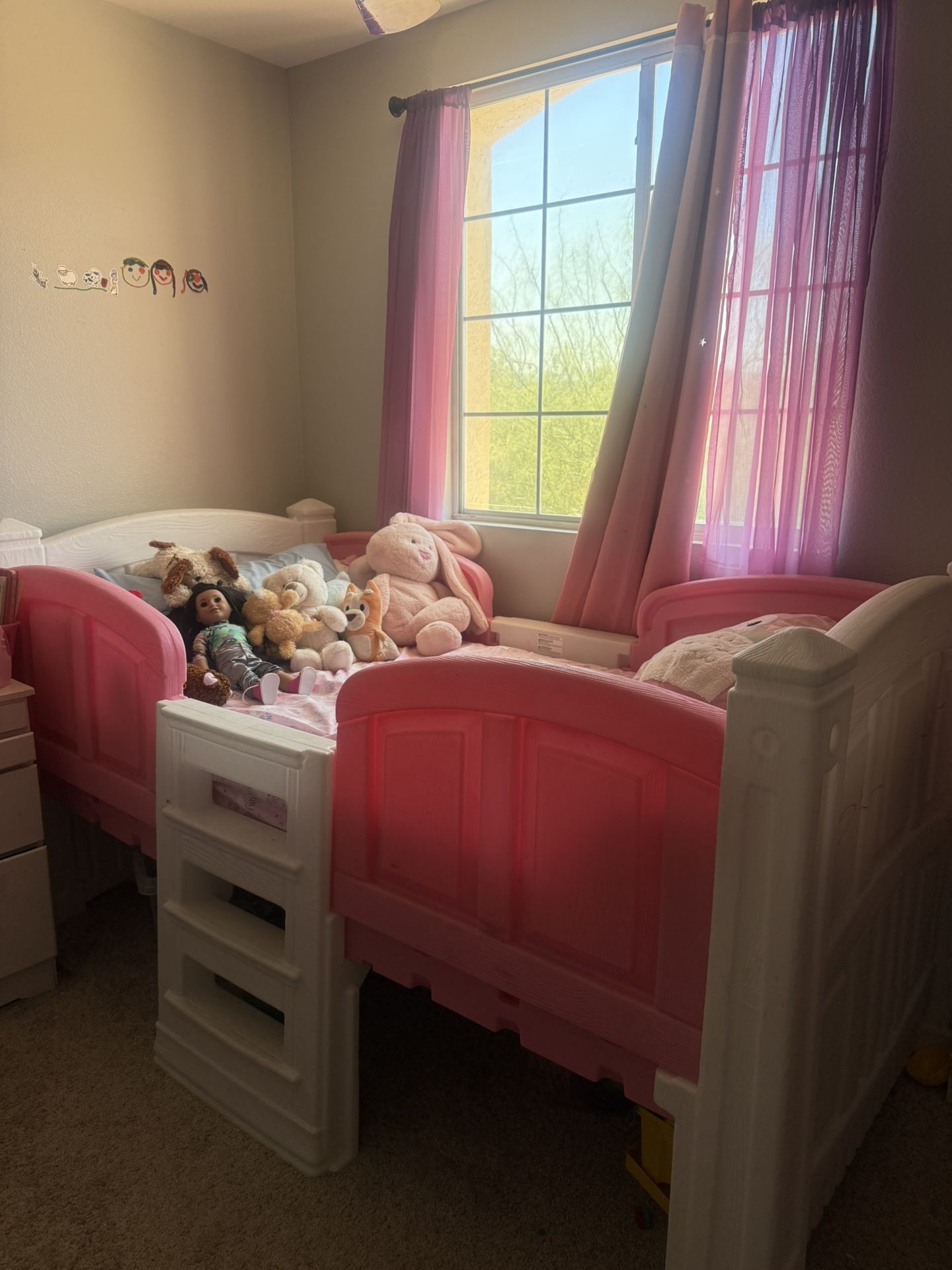 Twin Bed Frame, Mattress Is Not Include