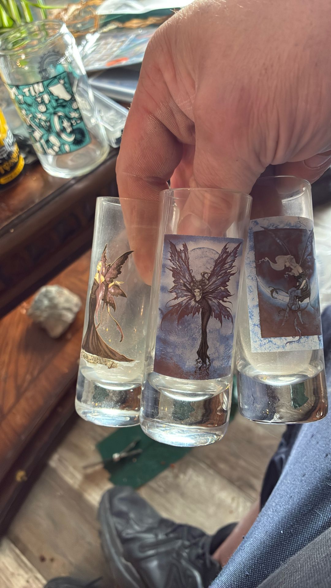Amy Brown Fairy Tall Shot Glasses