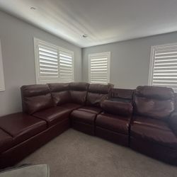 Sofa L Shaped Electric 2 Chairs Recline