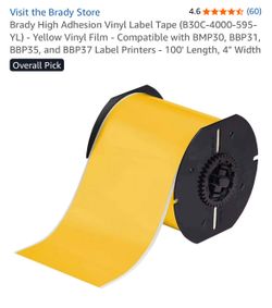 Brady High Adhesion Vinyl Label Tape
