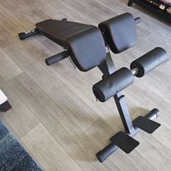 Adjustable Workout Bench Press for Home Gym, Fitness equipment for Back HyperExtension, Roman Chair Exercise, Sit up