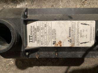 Bath tub pump
