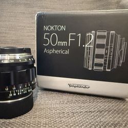 Voigtlander Nokton 50mm F1.2