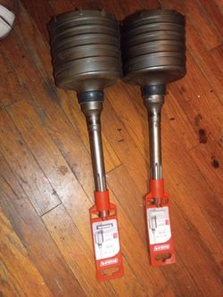 Lot of Two Diablo DMAMXCC5050 4" x 7"x 12"  SDS-Max Carbide Tipped Core Bits
Bran
