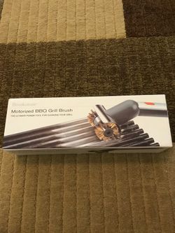 Motorized grill brush