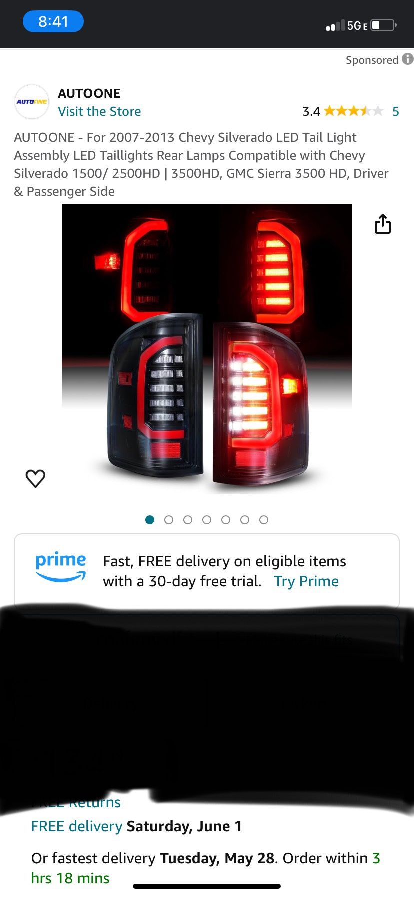 Chevy Silverado LED Tail Lights