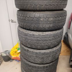 Full Set Of Chevy 18s And Two Extra Tires Thumbnail