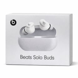 Brand new Beats Solo Buds true wireless earbuds in white. Item is new and unused and comes in the original box.  These earbuds offer great sound quali
