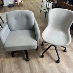 Grey fabric office Chair