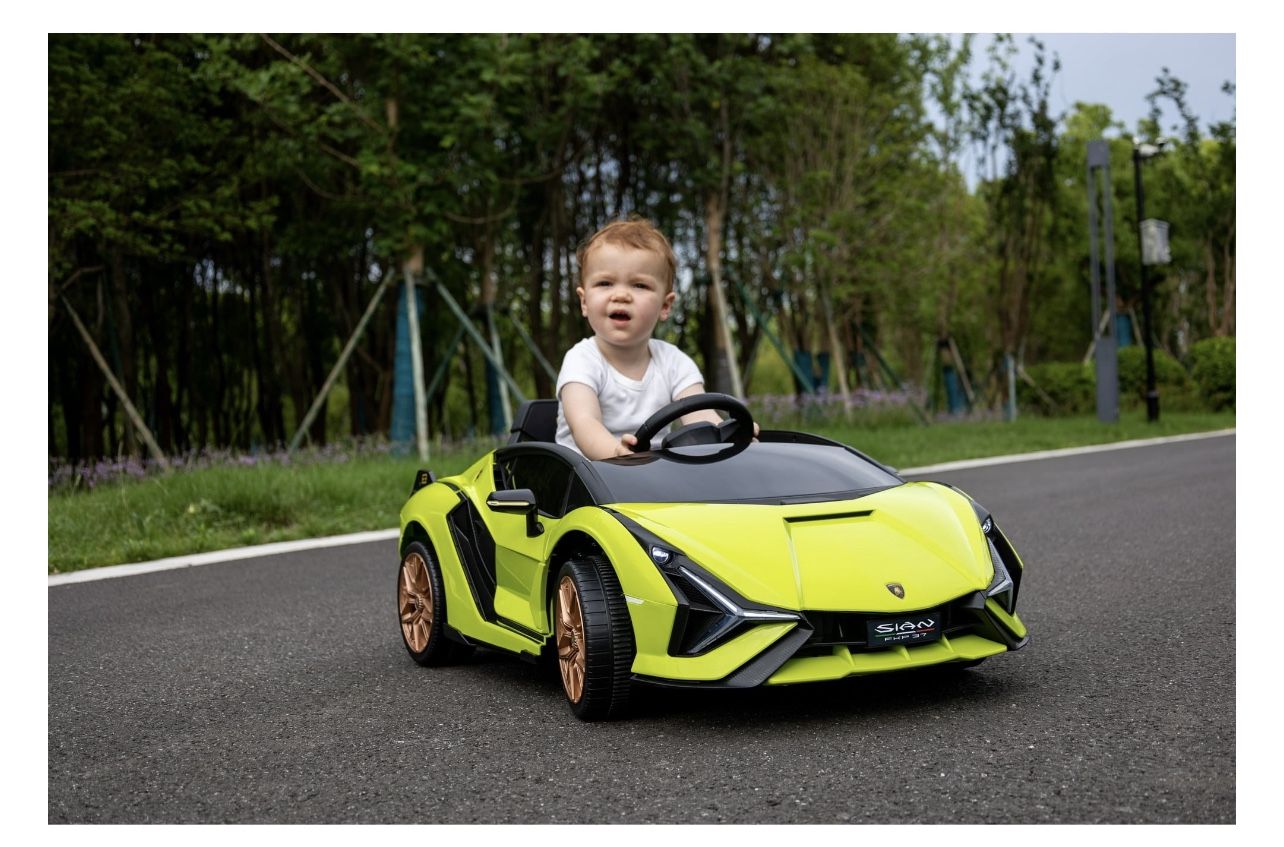 Lamborghini Sian 12V EXCLUSIVE Mantis Green with Remote Control for Toddlers
