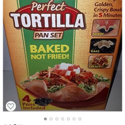 Perfect Tortilla Pan Set.  Brand New/in Box