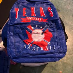 Texas Baseball Backpack