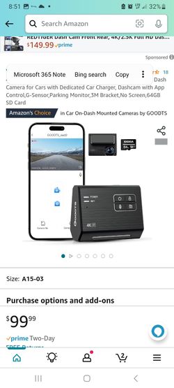 Dash Cam With App