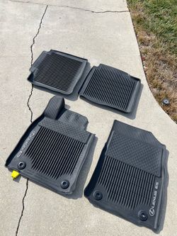 GENUINE (purchased from Lexus) All Weather floor Liners. Used for 2024 LEXUS ES350