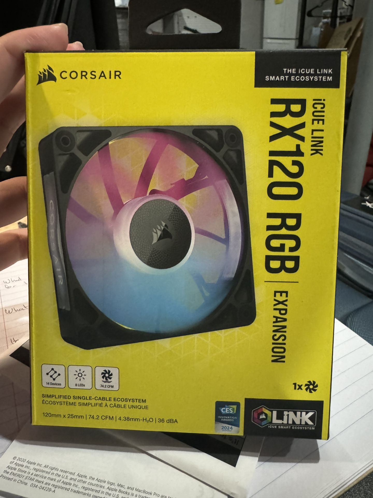 Corsair PC fan