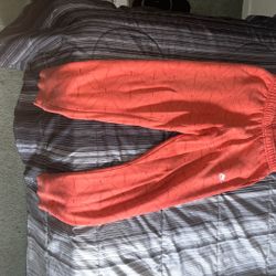 Nike Orange Logo Joggers