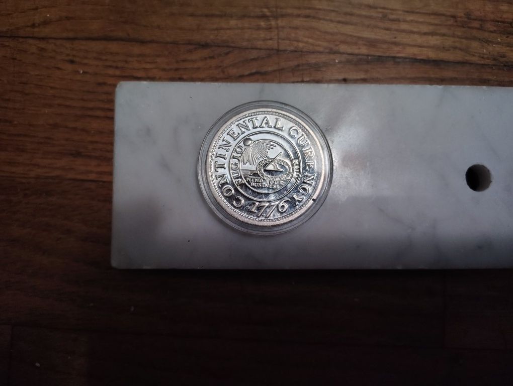 1776 Continental Currency & Two 1933 In God We Trust
