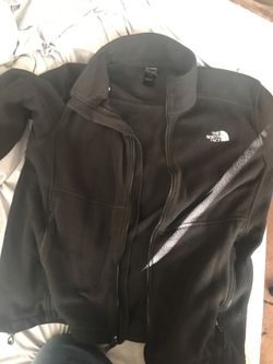 Black North face fleece XL