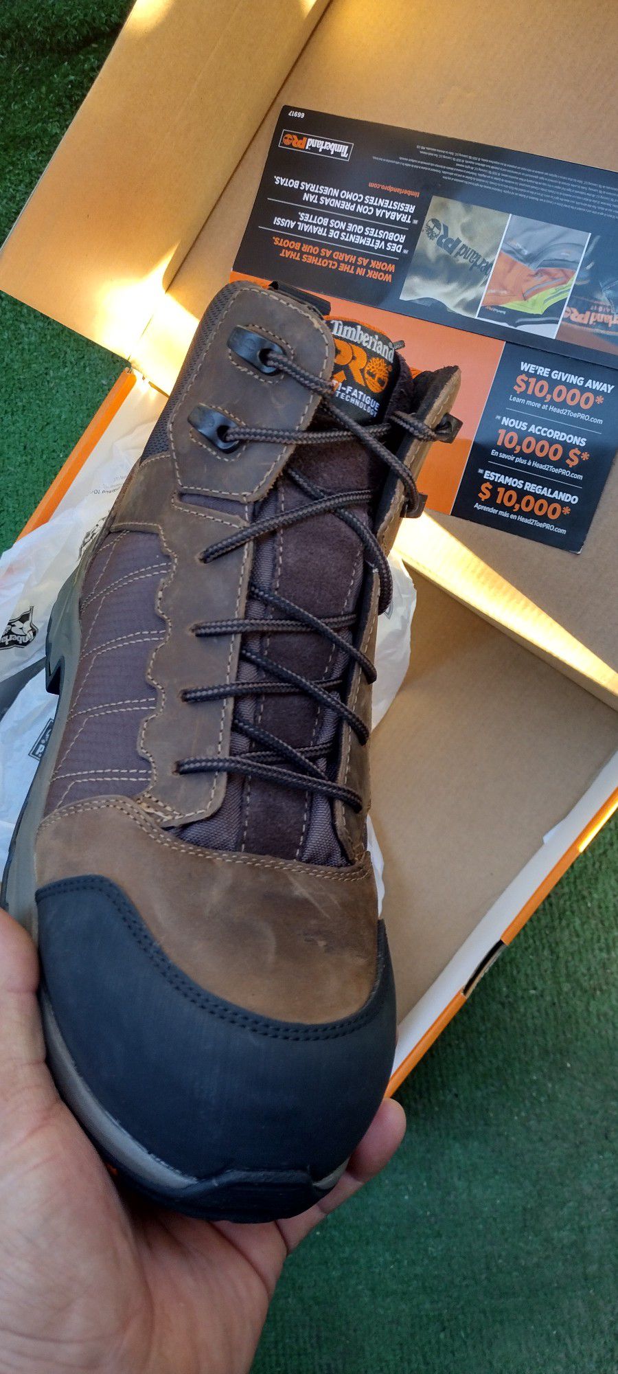 TIMBERLAND PRO PAYLOAD MENS BOOTS CONSTRUCCIÓN COMPOSITE TOE SIZE 10...10.5..11 EN LYNWOOD 