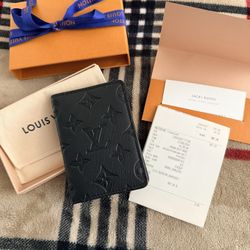 LV Leather Wallet Louis Vuitton New Genuine With Receipt