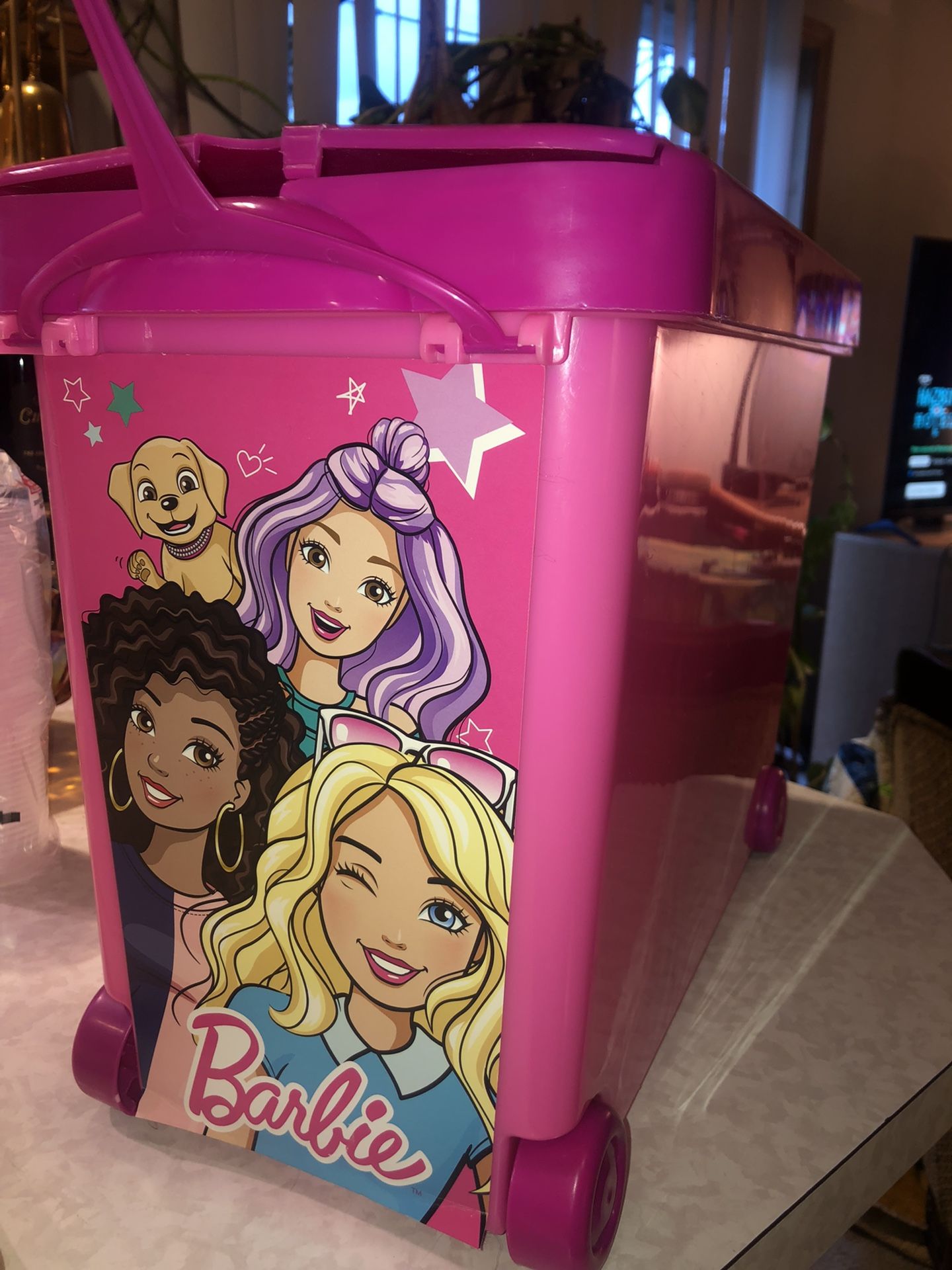 Barbie Rolling Accessory Storage Cart