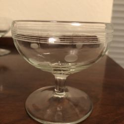 Vintage Set of 6 Champagne/Sherbert Glasses