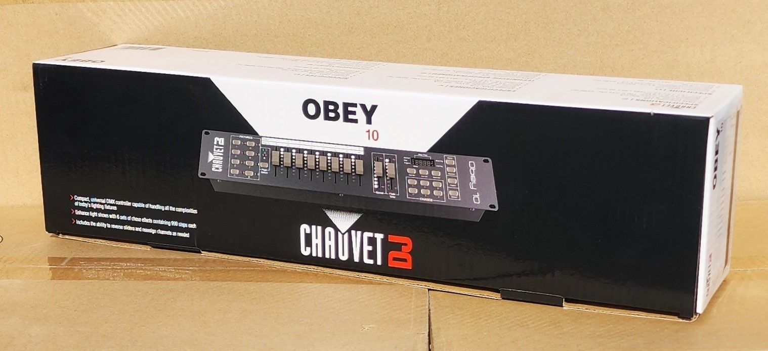 Chauvet DJ Lighting Controller 128 Channnel DMX Mixer Obey 10 Rackmount 🚨 Payment Options Available 🚨 No Credit Needed 🚨