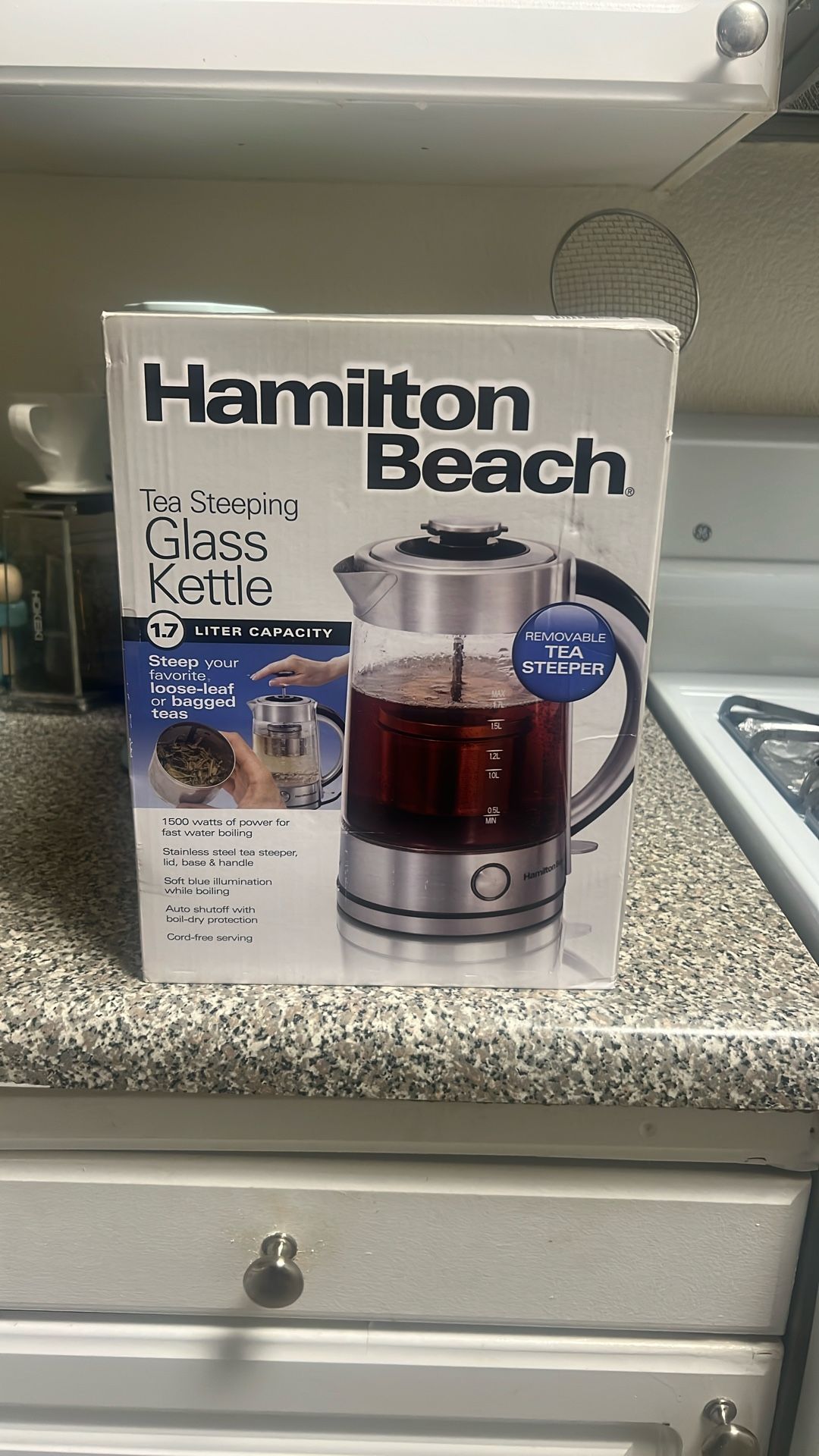 Hamilton Beach - Tea Steeping Glass Kettle