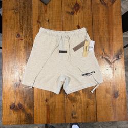 Fear of God Essentials  Oatmeal Sweat Shorts