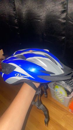 Vigor Blue and Silver Bike Helmet