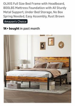 Full size bed frame