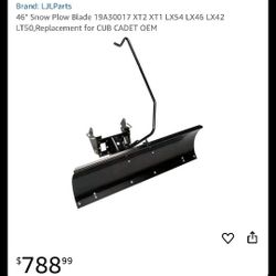 Snow Plow Blade