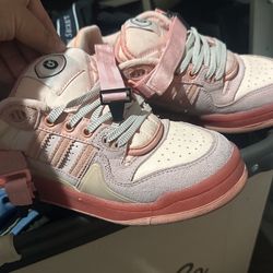 Bad bunny Pink Addidas 7mens/8.5womens