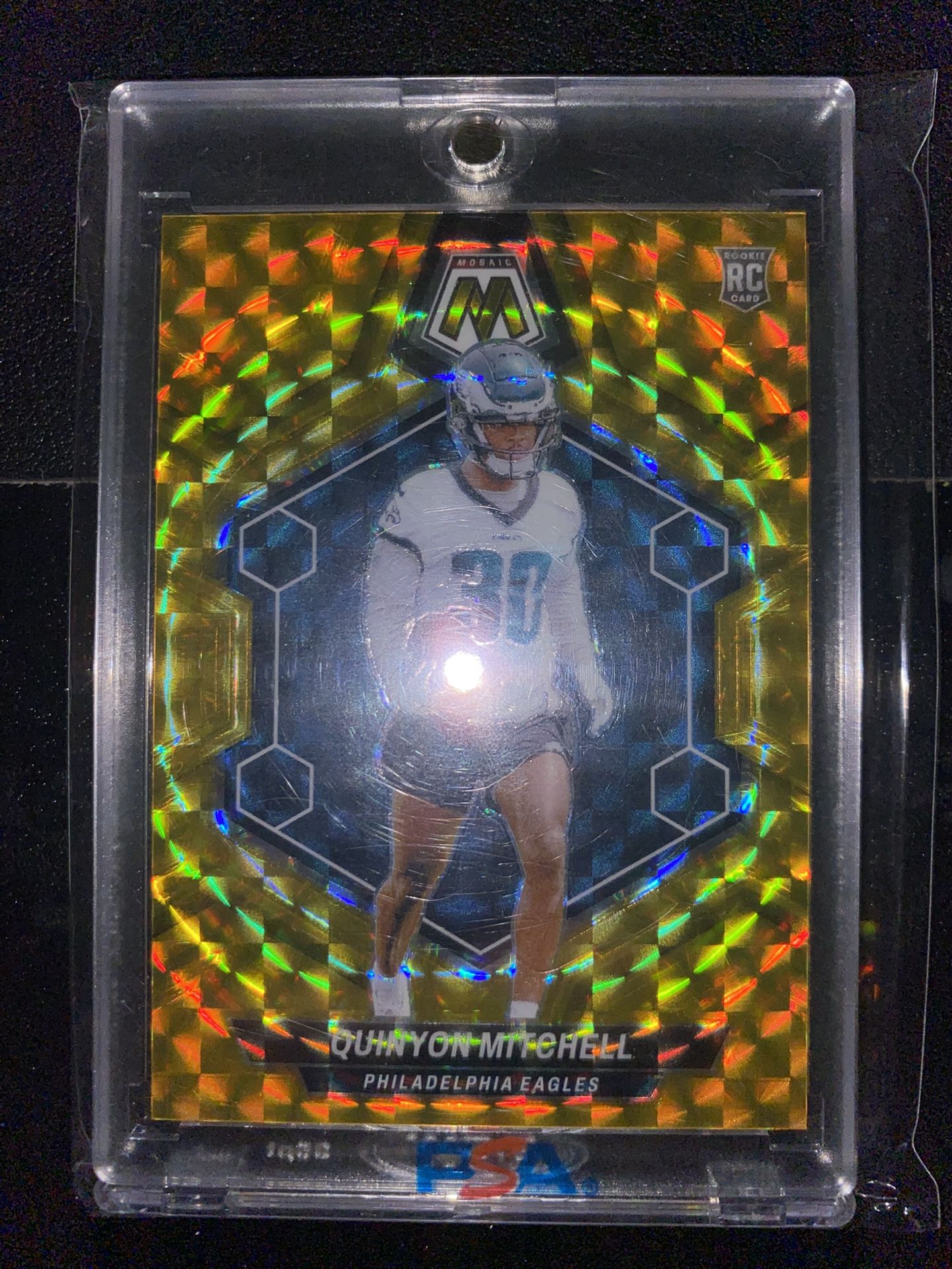 QUINYON MITCHELL 2024 Panini Mosaic Gold Prizm /10 Rookie