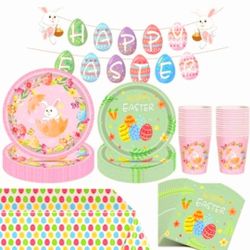 Easter party tableware set