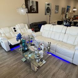 Sofa And Loveseat Power Recliner. Sofá Y Loveseat Reclinable Eléctrico. Special Offer Financing And Delivery 