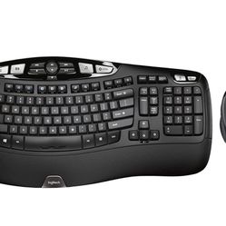 Logitech MK570 Wireless Wave Keyboard and Mouse Combo, 