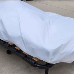 Perfect bed/chair folds up to be a chair lays down to be a bed comes with mattress