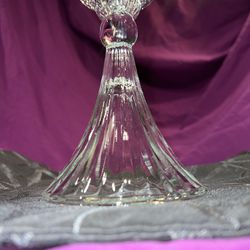 Partylite Elegant Crystal Candle Ball or Candlestick Holder