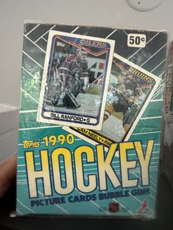 1990 TOPPS HOCKEY WAX BOX (36 Packs)