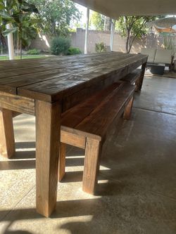 Rustic Tables and Benches