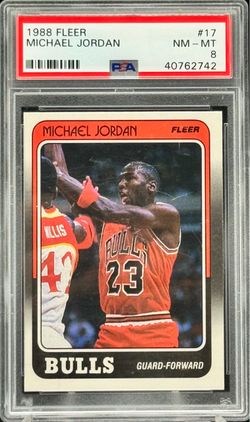 1988 Fleer Michael Jordan #17 PSA 8 NM-MT