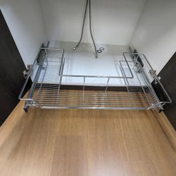 Sliding Inside Cabinet Stainless Steel Shelf