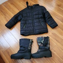 Snow Boots and Jacket