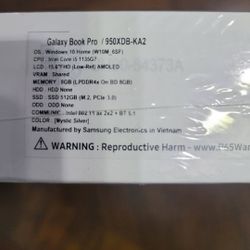 Samsung Galaxy Book Pro 15.6 Amoled HDR  Non-Touch Screen 2021
