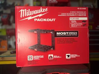 Milwaukee PACKOUT 2-Shelf Racking Kit