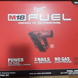 M18 Fuel 30 Degree Framing Nailer - Unopened 